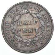 1832 Classic Head Half Cent