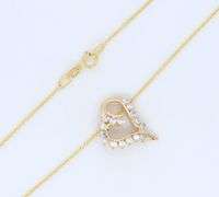 Favorite Yellow Gold Diamond Heart Pendant on Chain