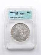 AU50 1882-O/S Morgan Silver Dollar VAM-3 EDS Top 100 ICG