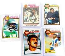 Lot of 10 Topps 1979 Football Super Stars