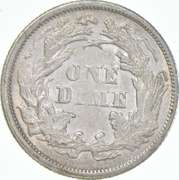 1876 Seated Liberty Dime
