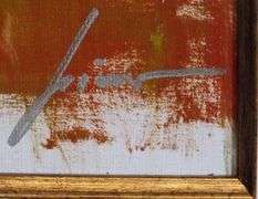 Hand signed Pino on canvas, limited edition with gallery framed