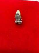 CERTIFIED MINT CONDITION LADIES 14K GOLD AND DIAMOND CLUSTER RING