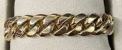 14kt Solid Yellow Gold Miami Cuban Link Bracelet- 66.0 Grams!