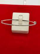 BRAND NEW 14K WHITE GOLD AND DIAMOND BANGLE BRACELET