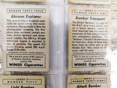 Big Lot of 48 Wings Cigarettes Tobacco Trade Cards
