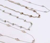 Vintage 925 Sterling Silver Lot of 5 Necklaces