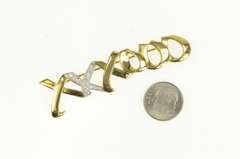 18K Yellow Gold Tiffany & Co. Paloma Picasso Diamond XO Pin/Brooch