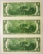 (3) Superb Crisp 2013 $2 Star Replacement Notes New York-Consecutive!