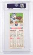 6 EX MT Jackie Robinson Hoak Dodgers 1955 Topps Doublehead PSA