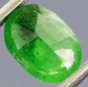 Unique 1.47ct untreated top emerald green Tsavorite Garnet