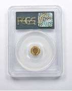 MS62 1874/3 Indian Head Octagonal Gold 50 Cents BG-943 OGH PCGS
