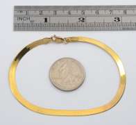 Popular 14k Herringbone Bracelet