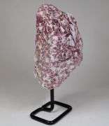 Collectors 3,755ct uncut pink Tourmaline in matrix