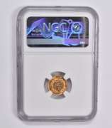 MS63 1873 $1 Indian Princess Head Gold Dollar Open 3 NGC