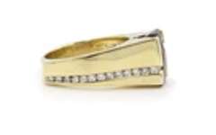 Attractive Rubellite Tourmaline and Diamond Ring