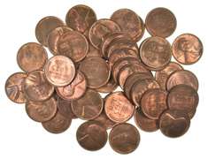 Lot of (50) 1930 BU Lincoln Wheat Cents Roll