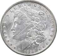 1890-O Morgan Silver Dollar