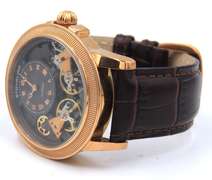 Stuhrling Watch with Brown Leather Strap