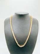 Stunning 14kt Solid Yellow Gold Italian Chain Necklace