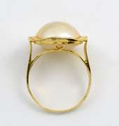 Sweet 14k Mabe Pearl Ring