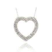 1ct Diamond Heart Necklace