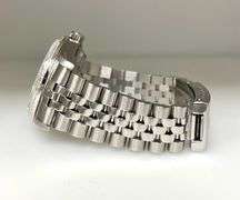 ROLEX UNISEX/MENS 36MM SS DATEJUST JUBILEE BAND CUSTOM WHT DIAMOND DIAL CUSTOM DIAMOND BEZEL