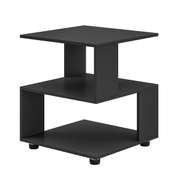 Cube Nightstand Modern Fashion Style 2 Tier