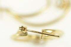 14K Yellow Gold Pearl Oval Vintage Beaded Statement Hoop Earrings