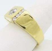 Bezel Set Men's Diamond Ring
