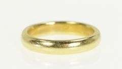 18K Yellow Gold 4.2mm Thick Tiffany & Co Vintage Wedding Band Ring