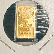 1 Gram Pure Gold Bar