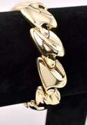 Fancy Link Chain Bracelet In 14K Yellow Gold