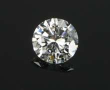 GIA 0.57 Ct Round Brilliant Cut E Color VS2 Clarity Diamond
