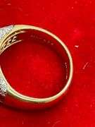 CERTIFIED LIMITED EDITION 18K GOLD DIAMONDS AND RUBBIES RING