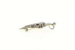 Sterling Silver Southwestern Arrowhead Feather Turtle Pendant/Pin