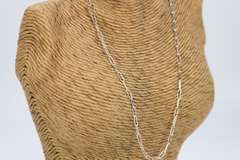 Sterling Silver Paperclip Rolo Link Chain 3mm Solid 925 Italy Necklace 18"