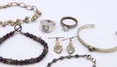 Group Lot of Vintage 925 Sterling Silver Jewelry