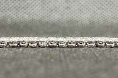 THREE ROW PAVÉ ROUND DIAMOND BRACELET IN 14K WHITE GOLD (4.00 C.T. TW.)