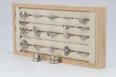 .925 Sterling Silver Curated Ring Set 20 RIng Lot Various Sizes & Styles