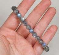 Gorgeous 70ct Labradorite bead Bracelet
