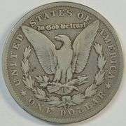 Key date 1890-CC Morgan Silver Dollar. Circulated