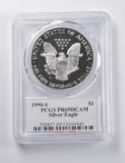 PR69 DCAM 1990-S American Silver Eagle Signed Moy PCGS