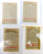 4 Bowman Gum 1951 Baseball Cards