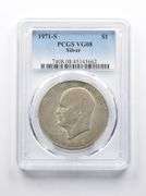 VG08 1971-S Eisenhower Silver Dollar PCGS