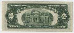 Very Scarce Series of 1928-G $2 STAR Red Seal Note. Nice