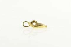 14K Yellow Gold Shaka Sign Aloha Hang Loose Hand Gesture Charm/Pendant