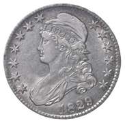 1829/7 Capped Bust Half Dollar Type 1