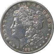 1894-O Morgan Silver Dollar