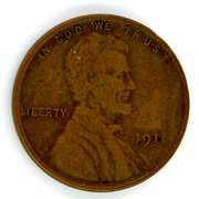 1911-S Lincoln Wheat Cent
